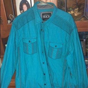 Buckle black button up!